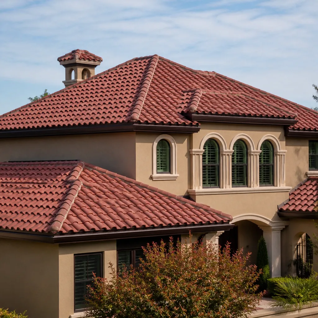Tile roofing